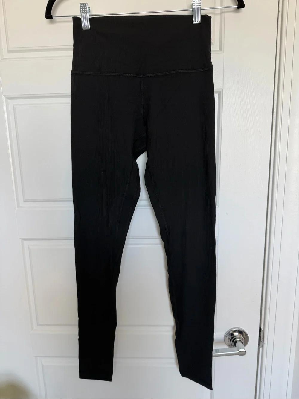 Lululemon Align HR Ribbed Leggings 28 inch Size 6 Black